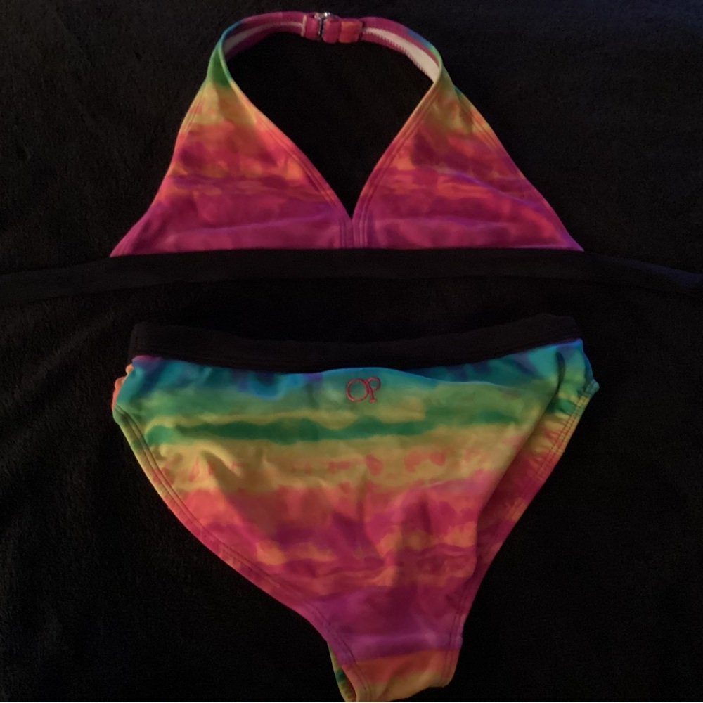 Colorful Kids bikini size 7 girls